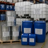 2-butoxyethanol-cas-111-76-2-packaging-drums-ibc-totes 2-Butoxyethanol CAS 111-76-2 packaging range: galvanized steel drums, HDPE drums, jerry cans and IBC totes in warehouse