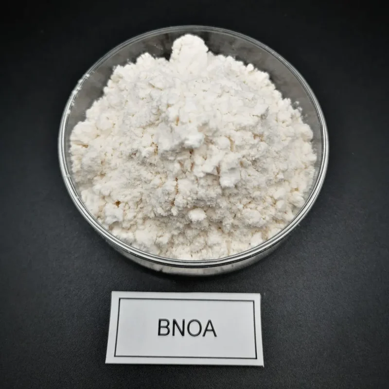 2-naphthoxyacetic-acid-bnoa-cas-120-23-0-white-crystalline-powder Macro close-up of pure white crystalline 2-Naphthoxyacetic Acid (BNOA) CAS 120-23-0 powder in a glass dish, highlighting its high purity physical appearance for plant growth regulator applications.