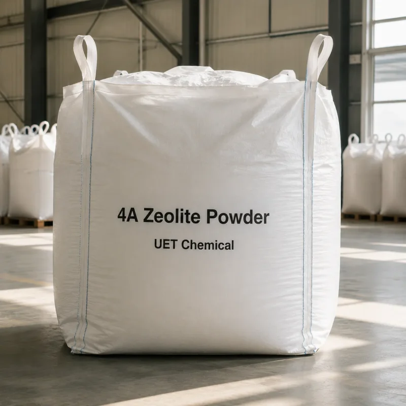 4a-zeolite-powder-fibc-ton-bag-bulk-packaging-cas-69912-79-4 Bulk FIBC ton bag of 4A zeolite powder CAS 69912-79-4 with lifting loops in UET Chemical warehouse