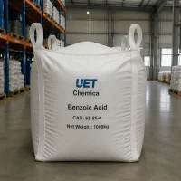 benzoic-acid-1000kg-ton-bag-fibc-cas-65-85-0 1000kg FIBC ton bag of benzoic acid CAS 65-85-0 with lifting loops in UET Chemical warehouse