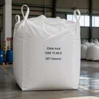 citric-acid-anhydrous-fibc-ton-bag-bulk-packaging-cas-77-92-9 Bulk FIBC ton bag of citric acid anhydrous CAS 77-92-9 with lifting loops in UET Chemical warehouse