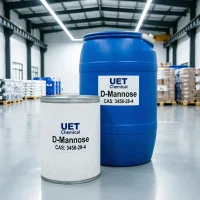 d-mannose-cas-3458-28-4-blue-drum-fiber-drum Blue plastic drum and white fiber drum of D-Mannose CAS 3458-28-4 powder for bulk supply in warehouse