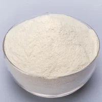 dl-methionine-cas-59-51-8-white-crystalline-powder-appearance Close-up of fine white to light-beige crystalline DL-Methionine CAS 59-51-8 powder in a clear glass bowl, highlighting its pure physical texture as a high-quality feed additive raw material.