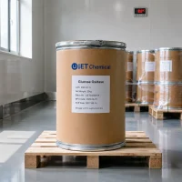 25kg fiber drum of glucose oxidase (GOD) enzyme CAS 9001-37-0 stored at 2-8°C in UET Chemical cold storage warehouse