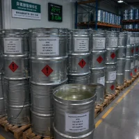 IPDI CAS 4098-71-9 stored in 200kg airtight steel drums in temperature & humidity controlled isocyanate warehouse