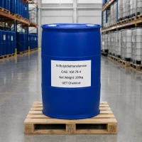 n-butyldiethanolamine-200kg-net-weight-drum-cas-102-79-4 200kg net weight industrial drum of N-Butyldiethanolamine (CAS 102-79-4) bulk packaging for chemical supply