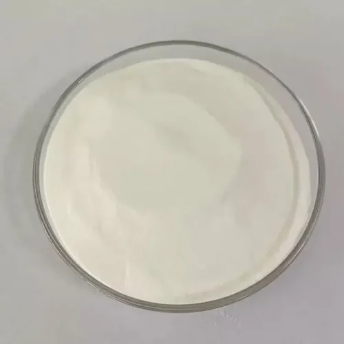 Pure white Polysulfonyl Phenyl Phenylene Phosphonate (PSPPP) fine powder sample with CAS 35398-70-0, an effective halogen-free flame retardant for engineering plastics.