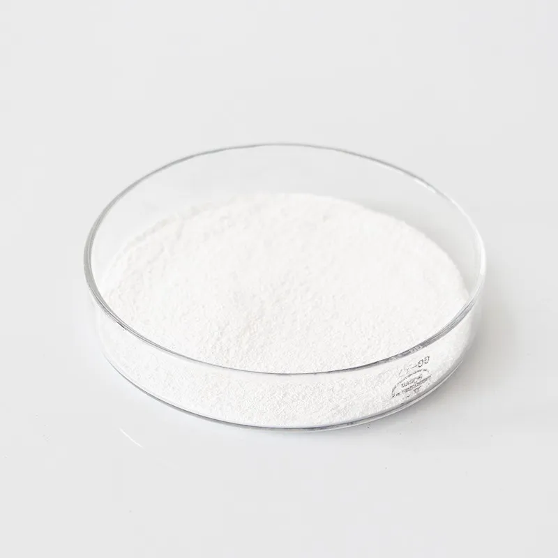 sodium-hyaluronate-cas-9067-32-7-white-powder-petri-dish Close-up of high purity Sodium Hyaluronate CAS 9067-32-7 fine white powder in a glass petri dish, highlighting premium texture for cosmetic and pharmaceutical raw material formulations.