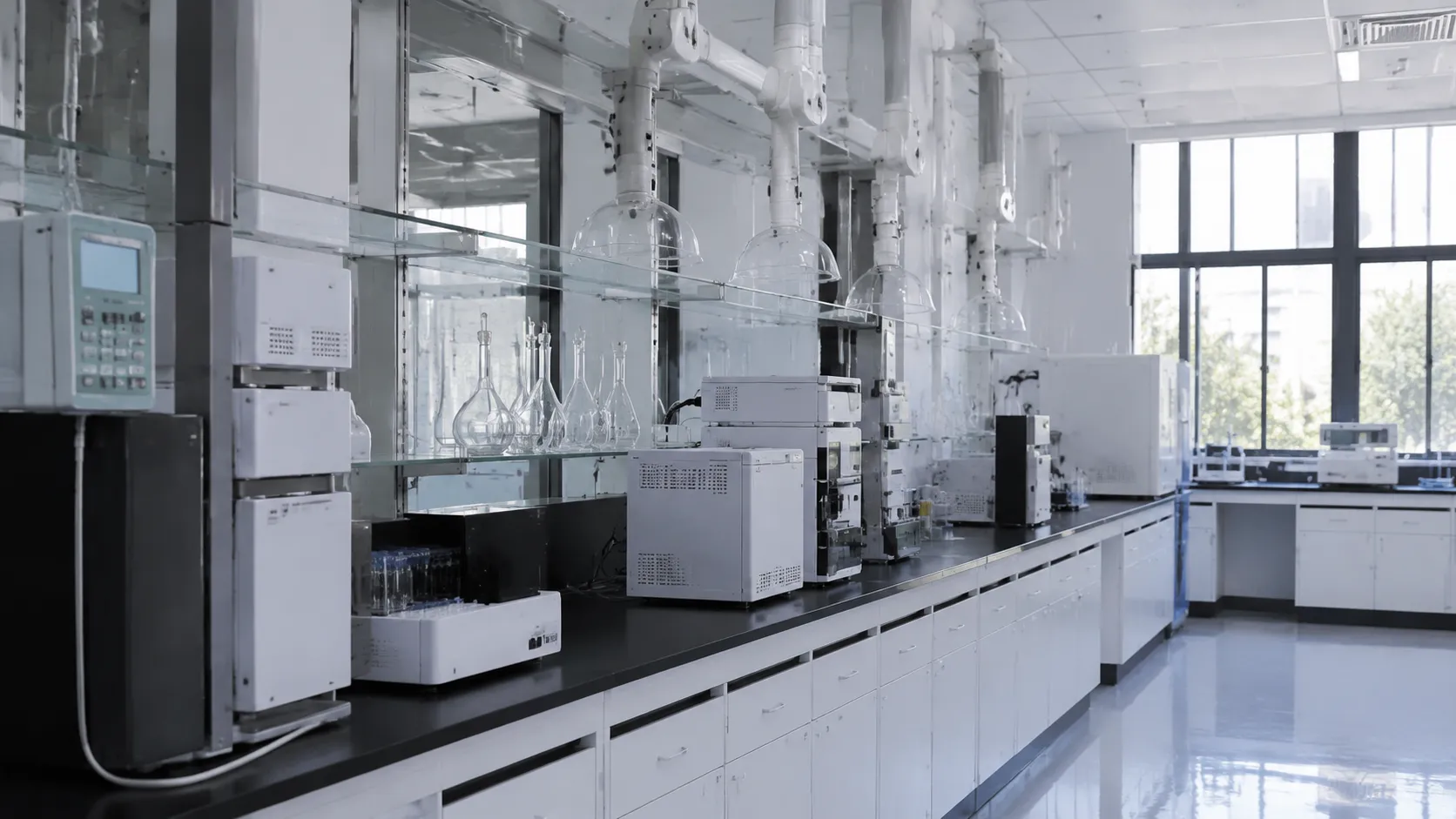 UETChem's high-standard analytical R&D laboratory equipped with advanced testing instruments to ensure rigorous quality control and product traceability.